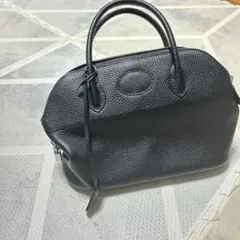 ブラックレザーボストンバッグ　ハンドバッグ&ショルダーバッグ2WAYお値下げ可能