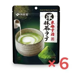 伊藤園濃京都宇治抹茶ラテ160g6袋セット