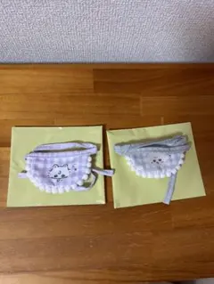 ちいかわベビー　トレーディングミニよだれかけ　モモンガ　ラッコ　セット