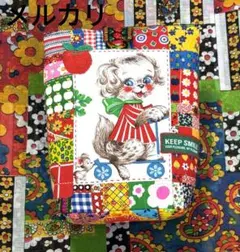 ハンドメイド❇ビンテージアニマル❇バックinポーチ
