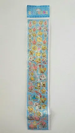 スポンジボブ シール 箔押し