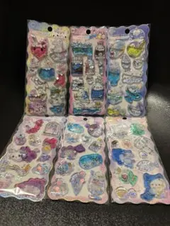 【高評価】動物ウォーターシールC 海外限定4枚セット