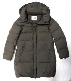 ROPE ダウンジャケット フード付き カーキ
