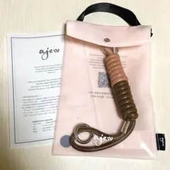 ajew エジュー コイルストラップ ハンドストラップ バイカラー 完売品