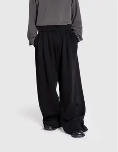 【新品】Dries Van Noten 21aw 七面鳥ファー スウェットパンツ 新品】Dries Van Noten 21aw 七面鳥ファー スウェットパンツ