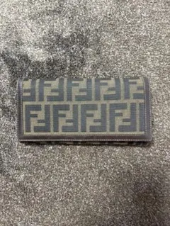 FENDI 長財布 FFロゴ入り ズッカ柄 woodnet_7m0210-asic-f1097