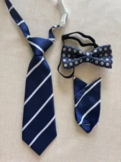 ネクタイ&チーフと蝶ネクタイセット