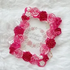 トレカケース　ホイップデコケース　B8 バラ　赤　レッド　①