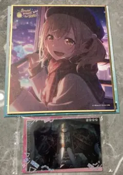 プロセカ　小豆沢こはね　色紙　53c ウエハース