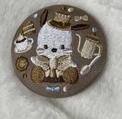 Biscuit　サンリオ　刺繍缶バッジ　ビスケット3 ポチャッコ