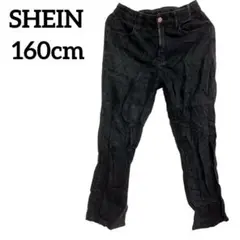 SHEIN ブラック ジーンズ 12-13Y 長ズボン 【160cm】