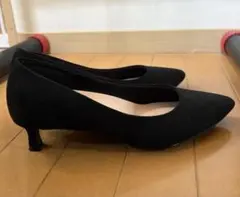 しまむら　黒パンプスのサムネイル