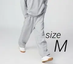 UNIQLO : C スウェットワイドパンツ標準丈【03グレー】