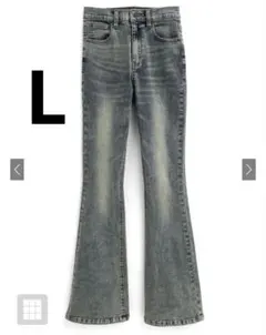 【新品未使用】GRL ストレッチフレアデニムパンツ[cu535]