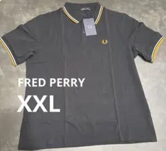【新品未使用】FRED PERRY XXL ポロシャツ　ブラック　おしゃれ