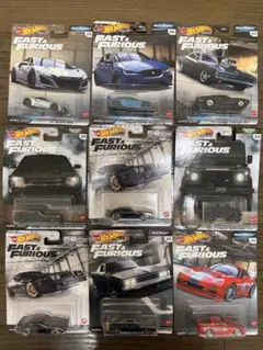 Hot Wheels Fast & Furious シリーズ　9台セット