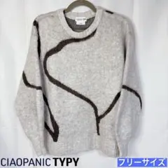 CIAOPANIC TYPY チャオパニックティピー シャギーニット F 美品