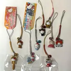 【値下げ】ご当地キティ　根付けストラップ　9本　サンリオ