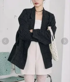 フリークスストア 限定展開 ガンクラブチェック オーバー ジャケット コート