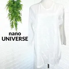 2351【nano UNIVERSE】美品 ビッグシルエットカットソー Tシャツ