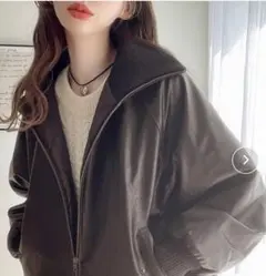 新品美品 《JaVaジャバコラボ》リブタートル フェイク レザー ジャケット