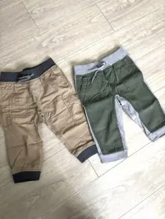 baby GAP カーゴパンツ 12-18m以 ベージュ グリーン グレー