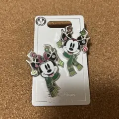 テ*⡱様 海外ディズニー　ミッキー　ミニー　ピンバッジ　クリスマス