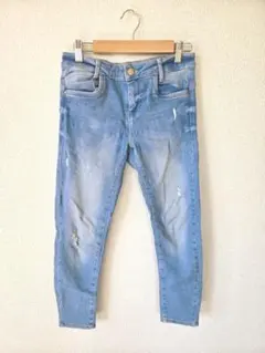 流*星様 ZARA TRAFALUC スキニーデニム M　ダメージ