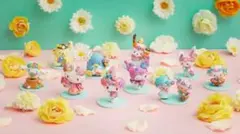 シナモロール　クロミ　リトルツインスターズ　マイメロ　フィギュア　フラワー　くじ