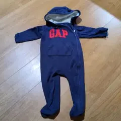 GAP フード付きロンパース ネイビー