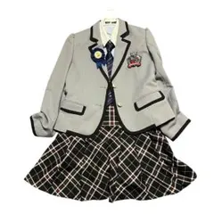即納　美品　ヒロミチナカノ　完品　卒服　女の子　フォーマルスーツ グレー 165