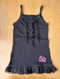 RONI ノースリーブ タンクトップ ブラック Lサイズのサムネイル