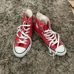 コンバース　オルスター　レッド　スニーカー