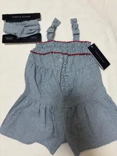 TOMMY HILFIGER 3-6M ロンパース・ヘアバンドセット