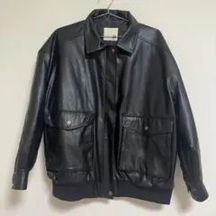 java フェイクレザージャケット