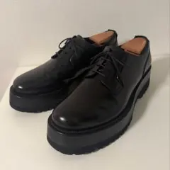 VALENTINO ヴァレンティノ レザー ダービー シューズ 厚底 革靴 42のサムネイル