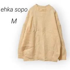 エヘカソポ♪ehka sopo ニットセーター【M】ベージュ トップス