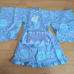 2wayユニコーン柄 浴衣ドレス 120-130cm