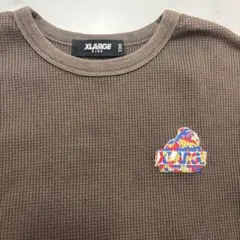 XLARGE KIDS 長袖カットソー 130cm ブラウン