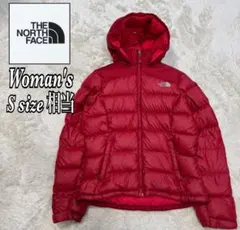 ノースフェイス ダウンジャケット 700FP 海外限定レッド レディース S相当