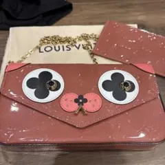 レア‼️】Louis Vuitton ヴェルニ チェーンショルダー バッグ 犬 