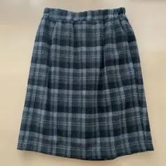 E hyphen world gallery タイトスカート ブラック系チェック