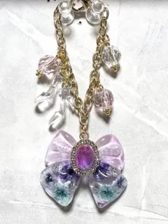 ☆仮面舞踏会☆アマビエさん♪︎ レジンキーホルダー ハンドメイド