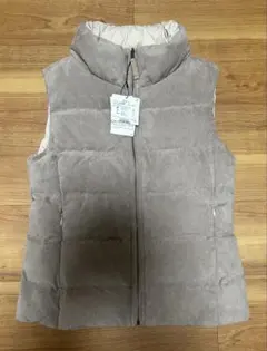 PLST 新品タグ付き　ダウンベスト　リバーシブル　Sサイズ　ベージュ