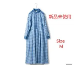 サニークラウズponさんの青空ギンガムワンピース 新品未使用