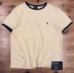 デッドストック USA生地 ポロラルフローレン リンガーTシャツ - メルカリ