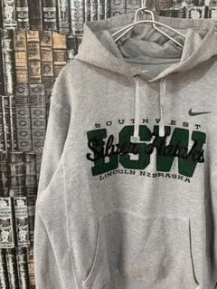 NIKE カレッジロゴ プルオーバーパーカー S(M相当)