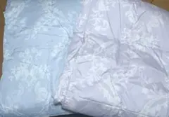 【未使用】モリリン 羽毛 ダウンケット ブルー・ピンク JTDF60S ②