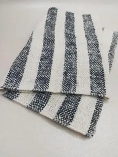 ホイップクリーム様専用 ネイビーボーダー、ブラウンボーダー4枚セット 個包装