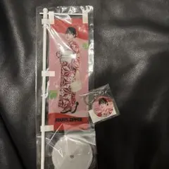 Fruits Zipper 旗とキーホルダーセット　　月足天音　すきくじ　浴衣